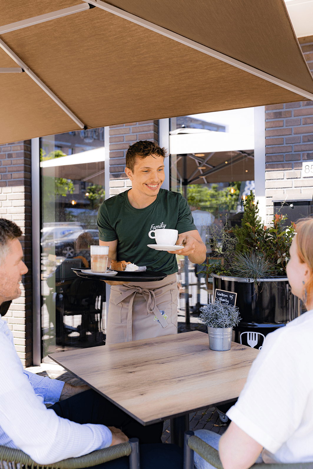 Lekker op het terras genieten, dat kan bij family